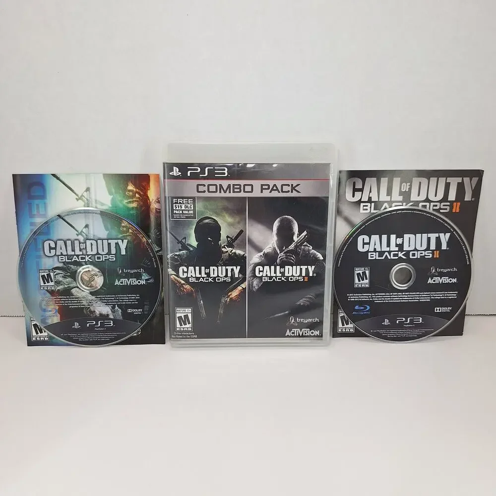 Call Of Duty Black Ops I & II 2 Combo Pack Video Game - Sony PlayStation 3 PS3